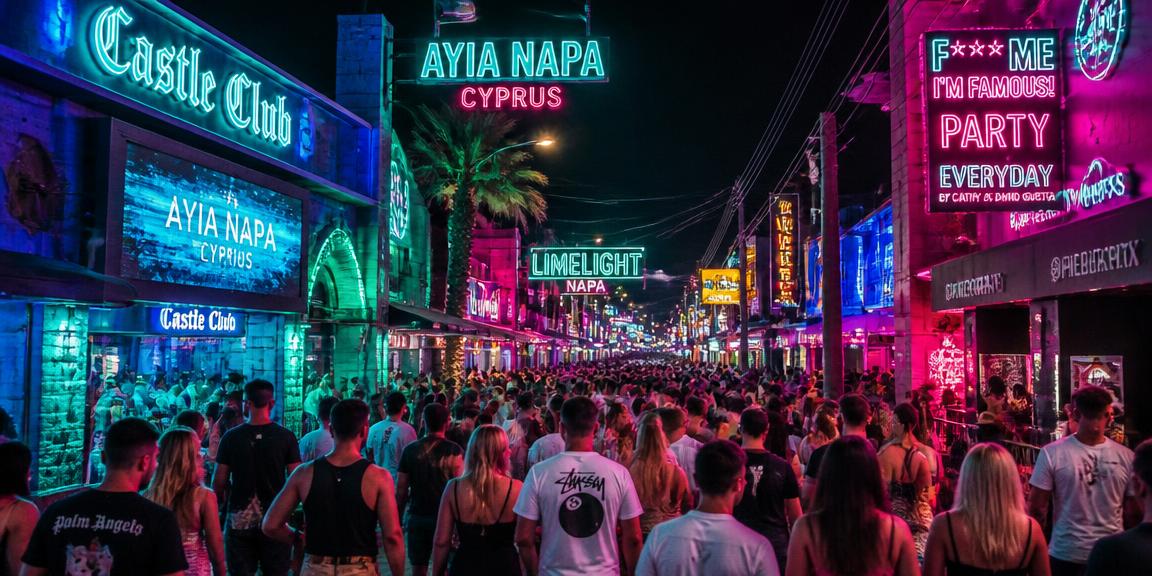 Natteliv i Ayia Napa, Cypern
