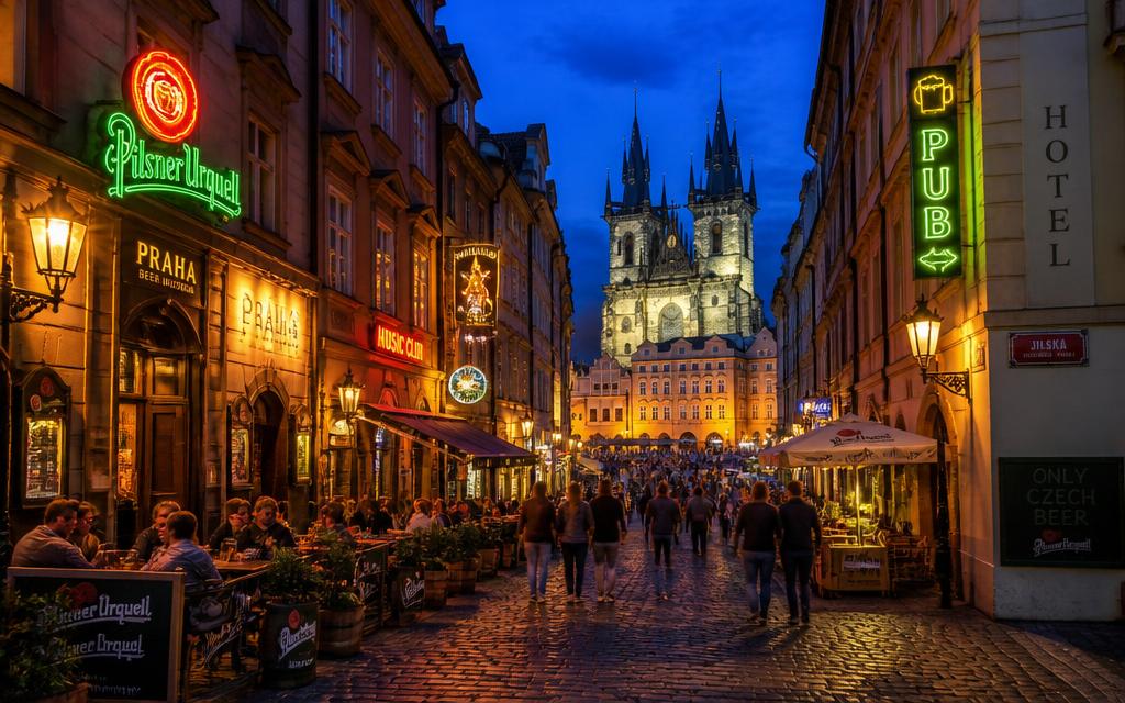 Natteliv i Prag, Tjekkiet