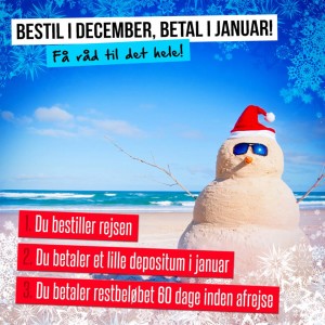 Uptours December Vinter Tilbud - Til sydens sommer og sol i 2015
